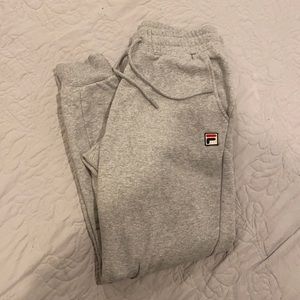 Gray Fila Joggers